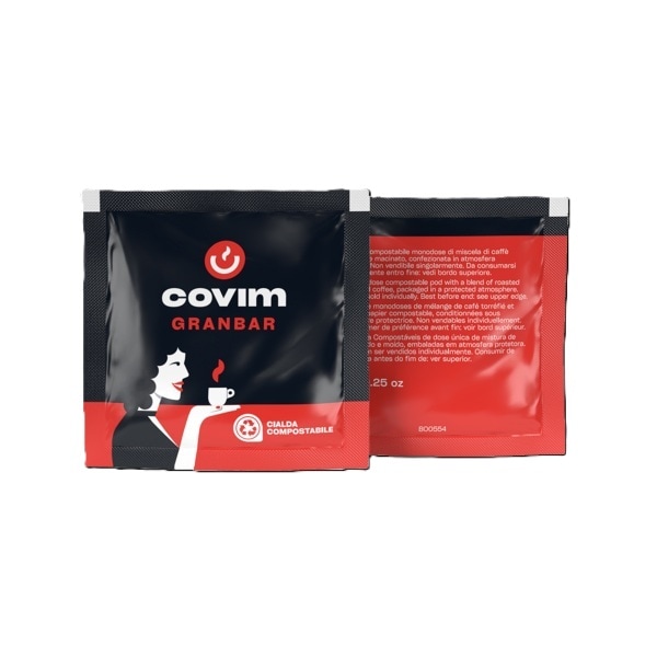 covim GRANBAR 44mm ESE System kaffepods 150 stk à 7 g