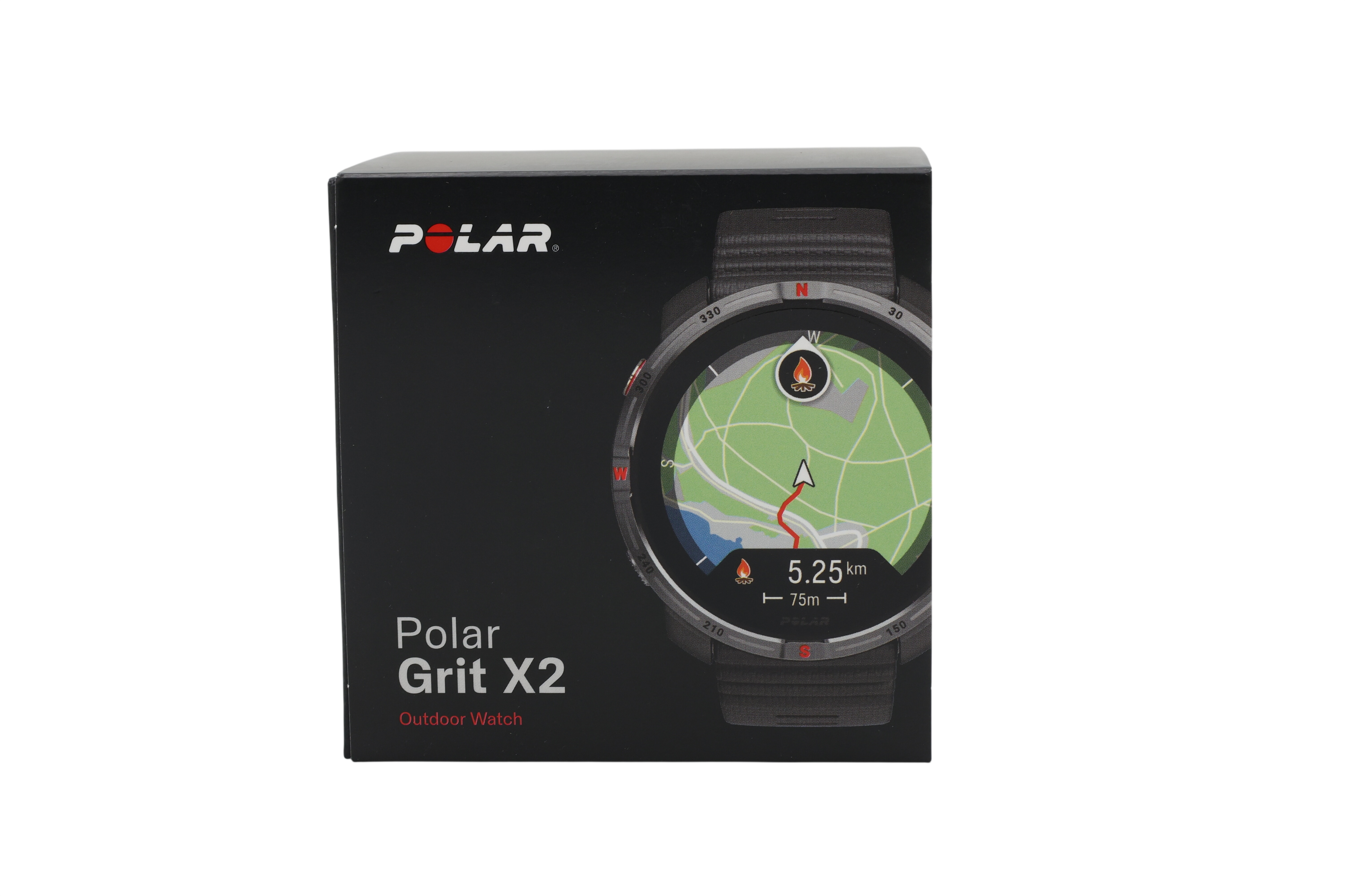 Polar GRITX2 BLK S-L sportsur / Smartklokke Night Black