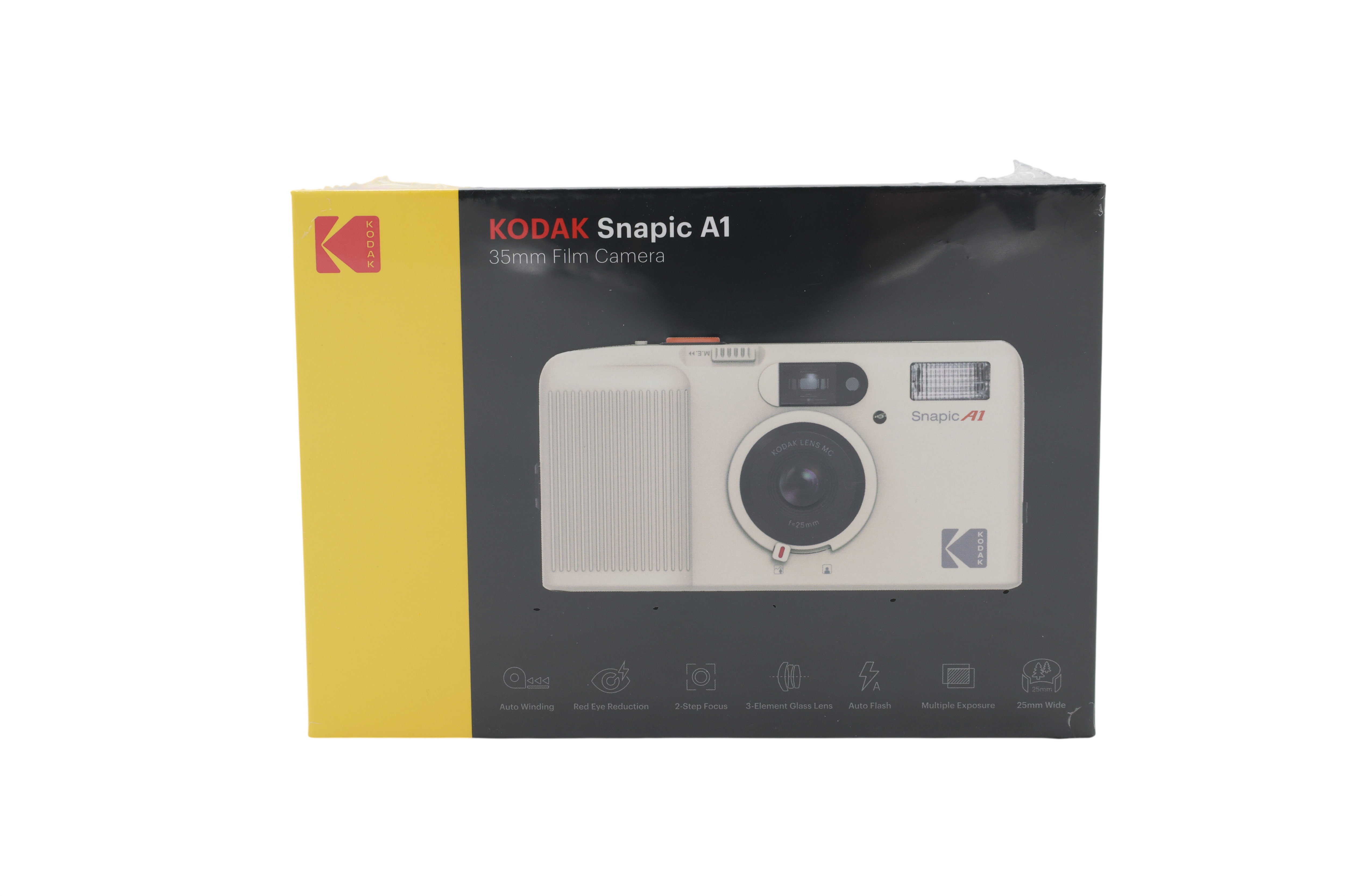 Kodak Snapic A1 35 mm filmkamera, hvit