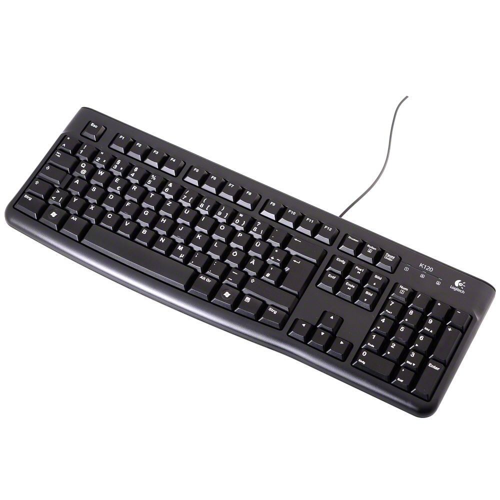 Logitech K120 for Business – tastatur – kablet DE – Svart