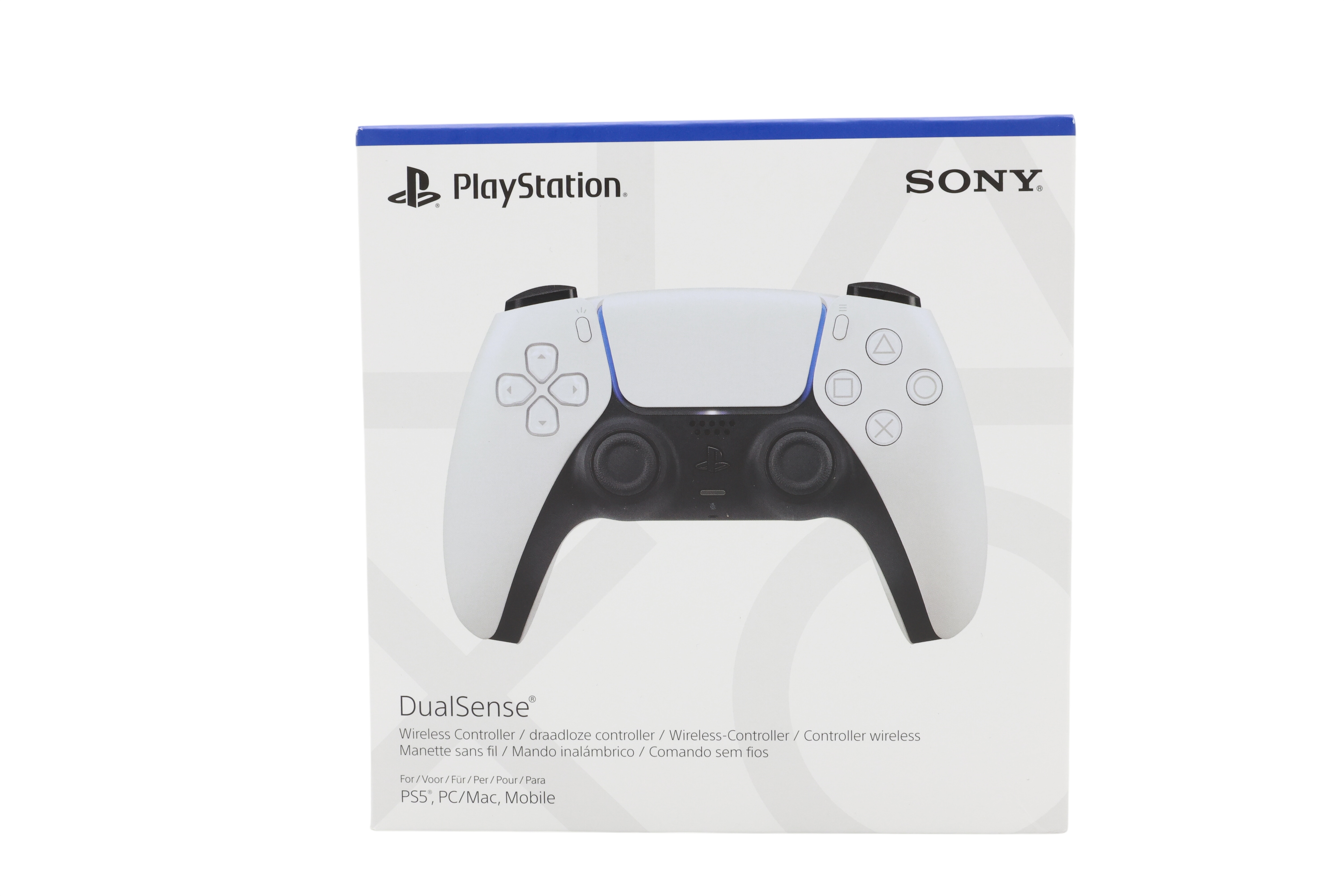 Sony PlayStation 5 (PS5) DualSense trådløs kontroller, hvit