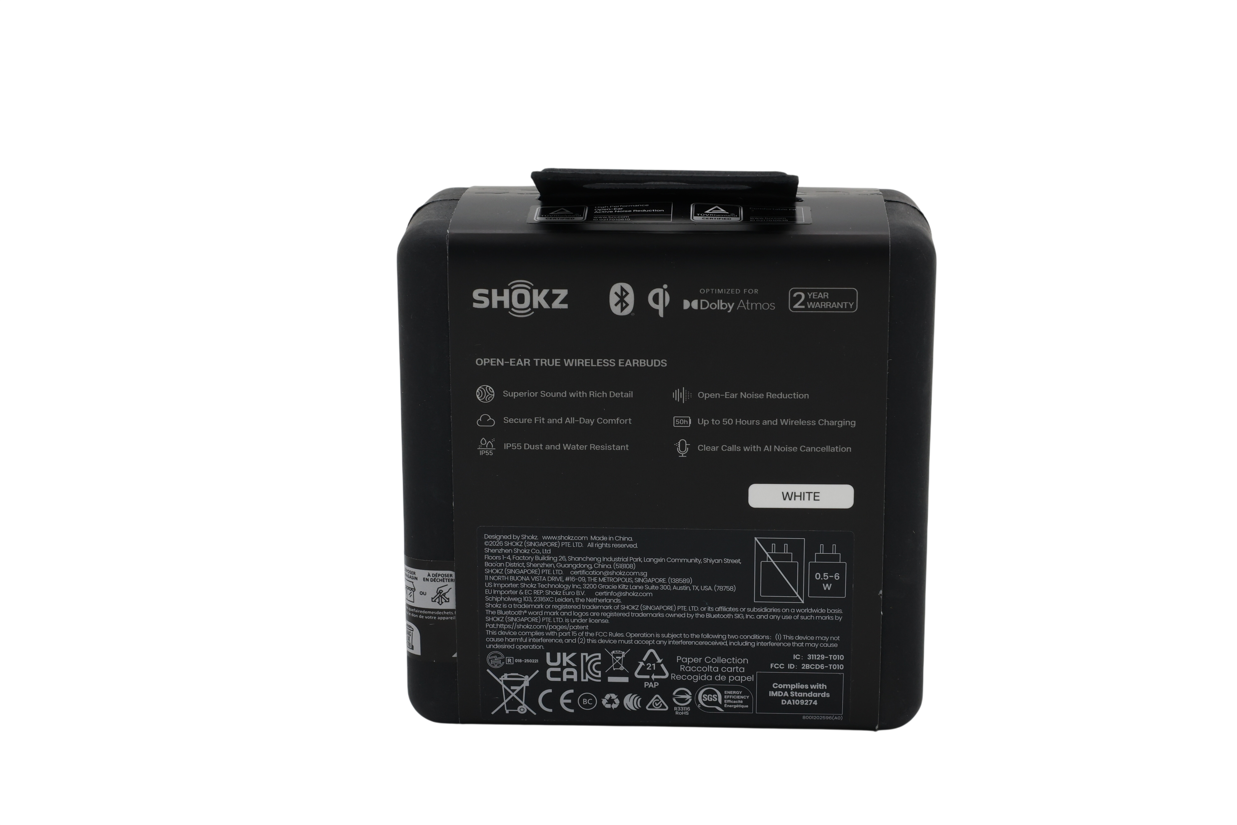 Shokz OpenFit Pro hvit