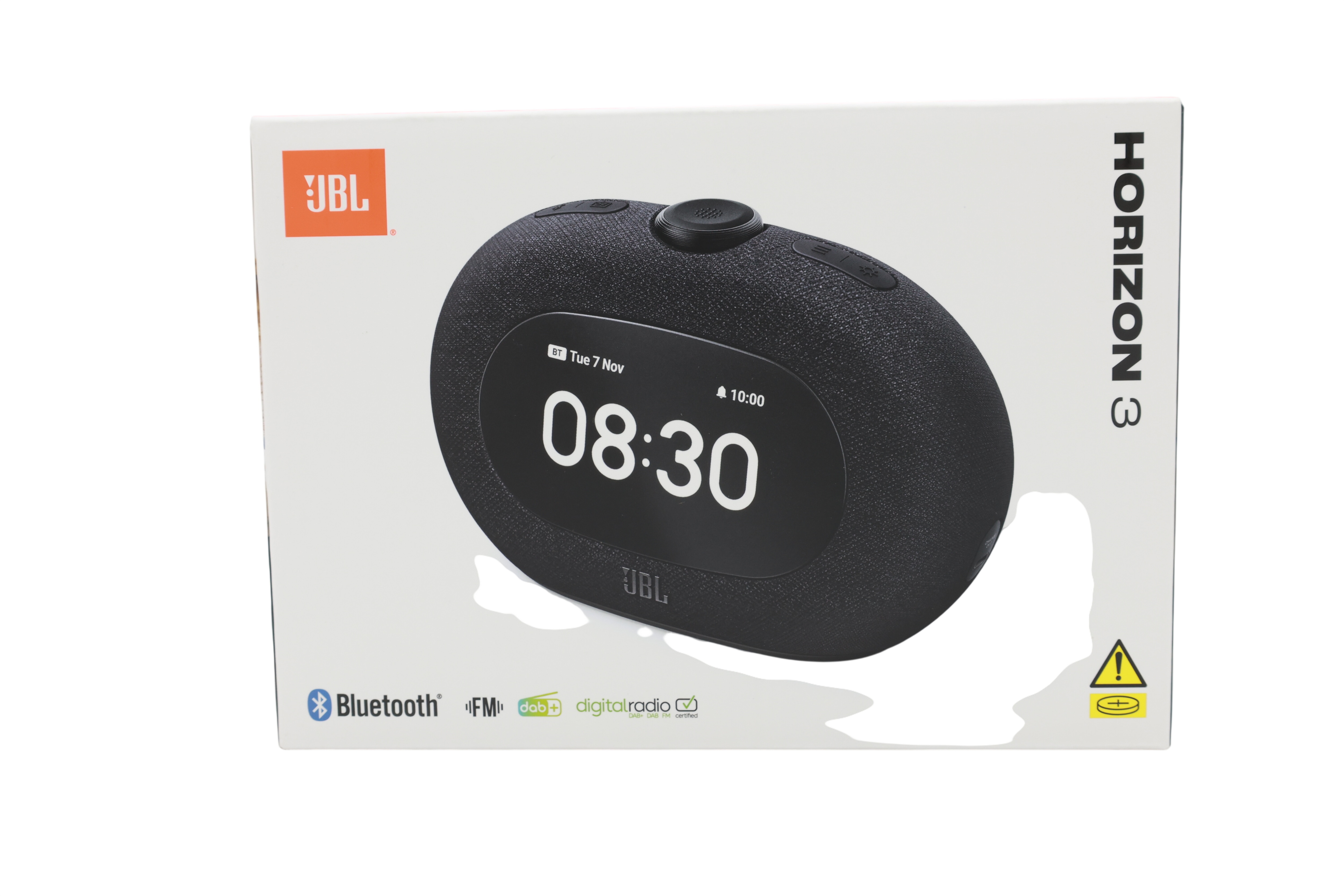 JBL Horizon 3 vekkerklokke med høyttaler, Svart