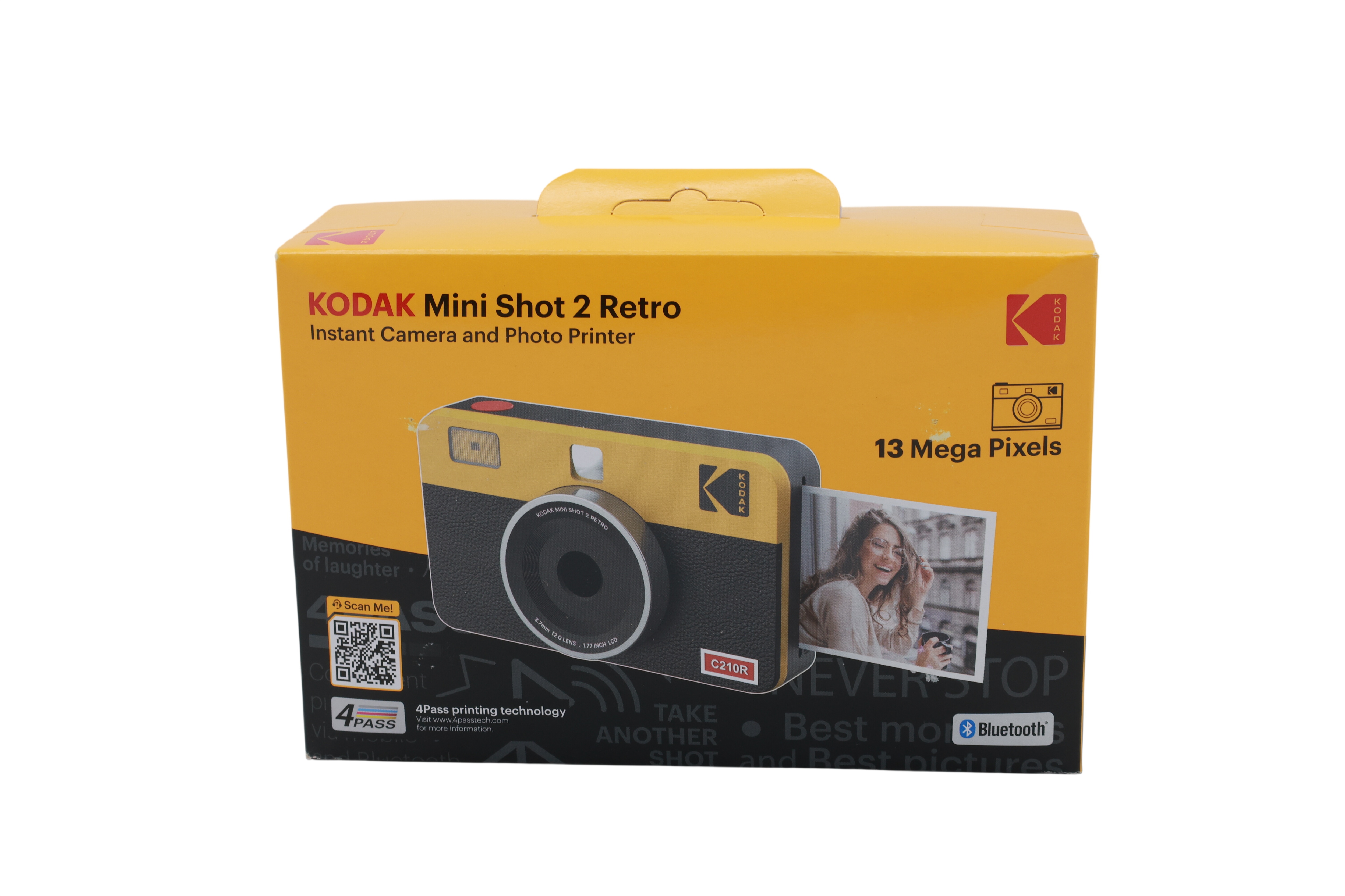 Kodak MINI SHOT 2 RETRO øyeblikkskamera, gul