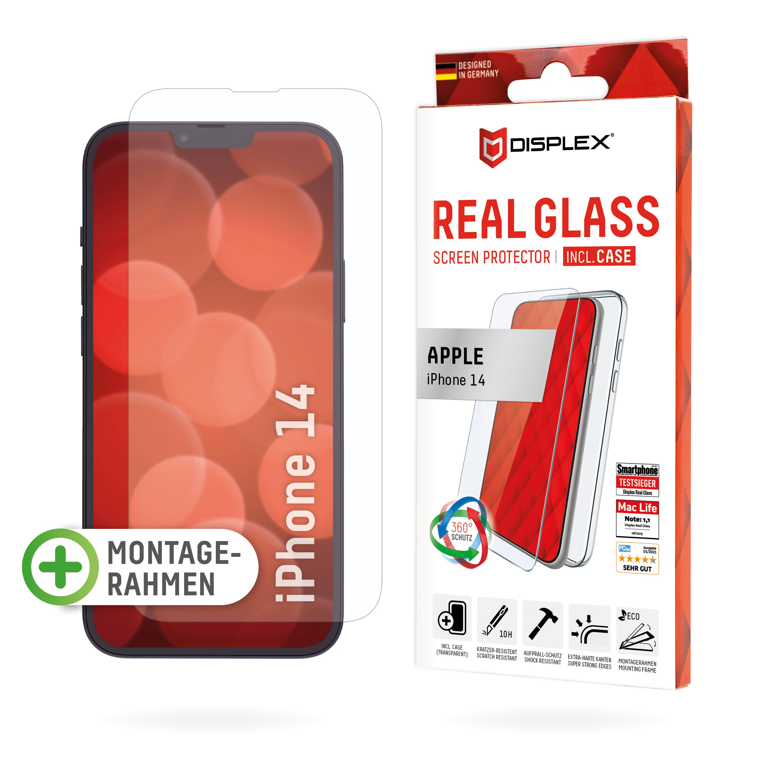 DISPLEX Glass-etui til Apple iPhone 14