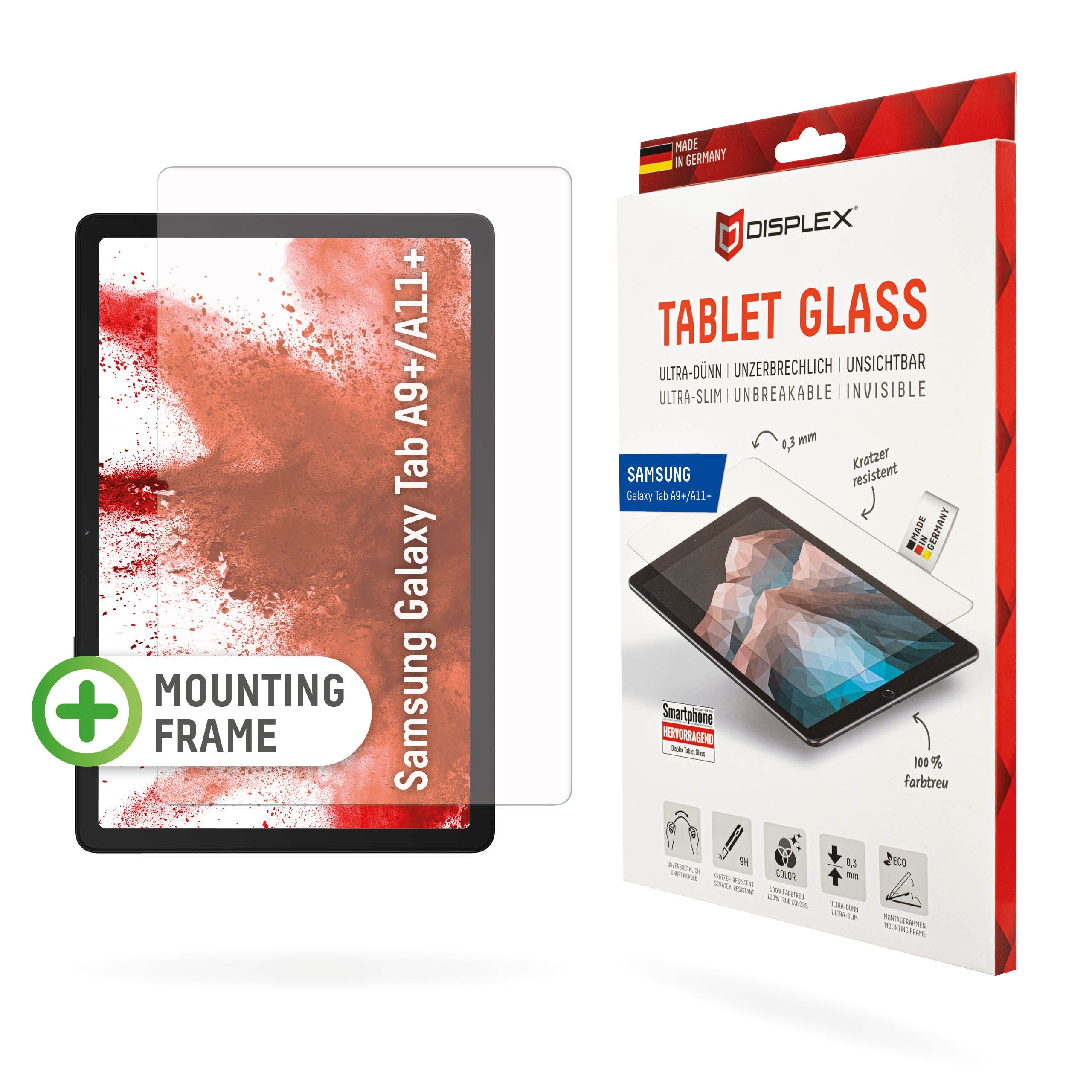 DISPLEX-skjermbeskyttelse til Samsung Galaxy Tab A9/A11