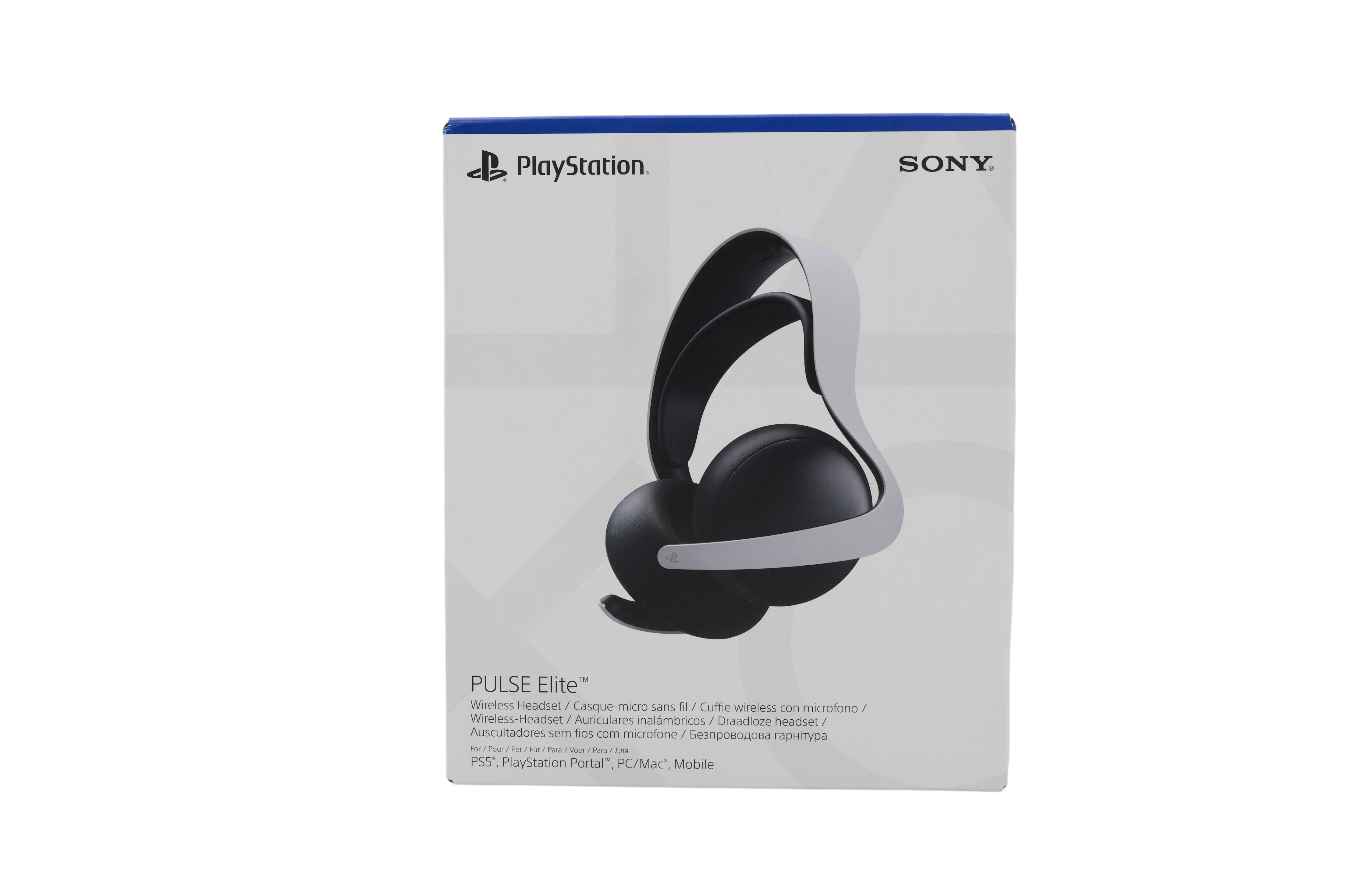 Sony PULSE Elite trådløst headset, hvitt–Svart