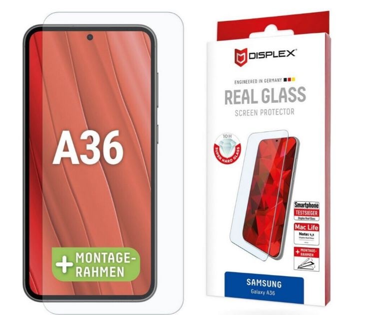 DISPLEX beskyttelsesglass til Samsung A36, A56 5G, S24 FE, S25 FE – klart