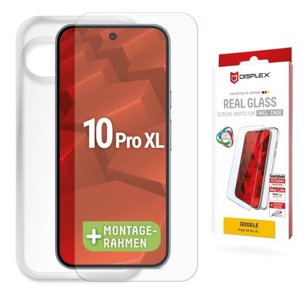 DISPLEX Real Glass-etui til Google Pixel 10 Pro XL