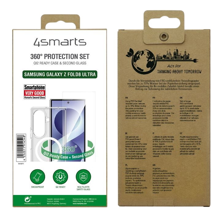 4smarts 360 Protection-sett til Samsung Galaxy Z Fold8 Ultra