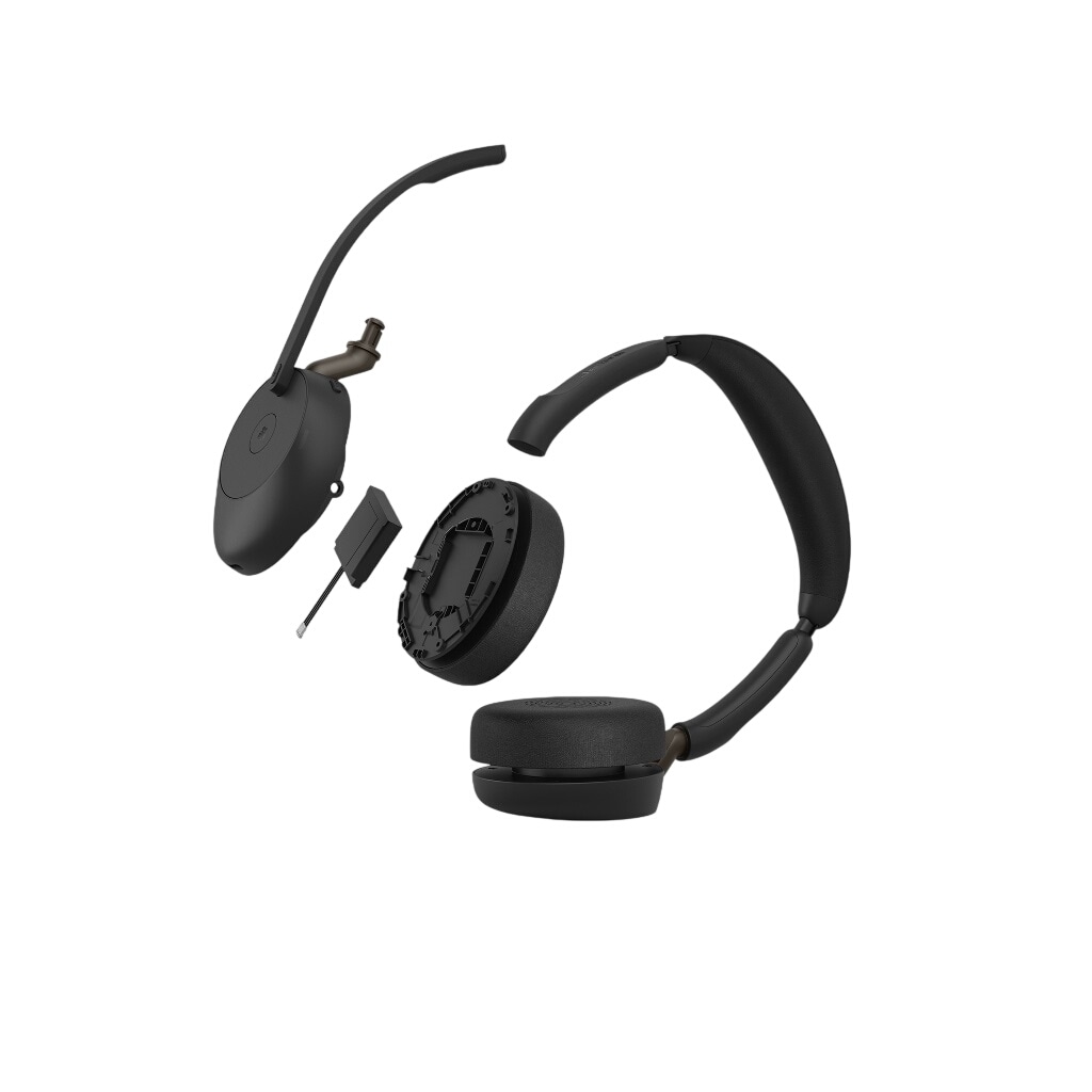 Jabra Evolve3 65 UC Stereo Svart med Link 390c