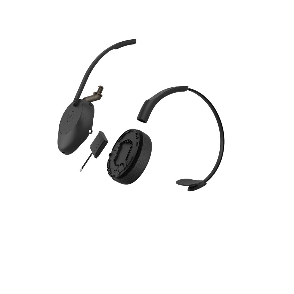 Jabra Evolve3 65 MS Mono Svart med Link 390c