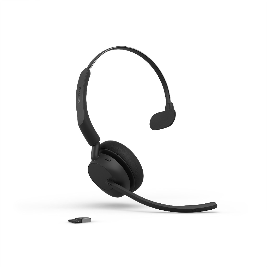 Jabra Evolve3 45 UC Mono svart med Link 390a