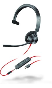 Poly Blackwire C3315-M Mono USB-C–A og 3,5 mm