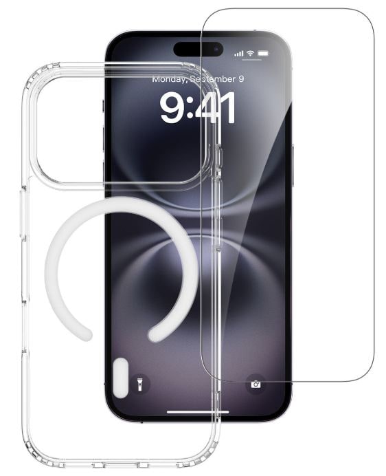 4smarts 360 Premium Protection Set for Apple iPhone 18 Pro / 17 Pro, gjennomsiktig