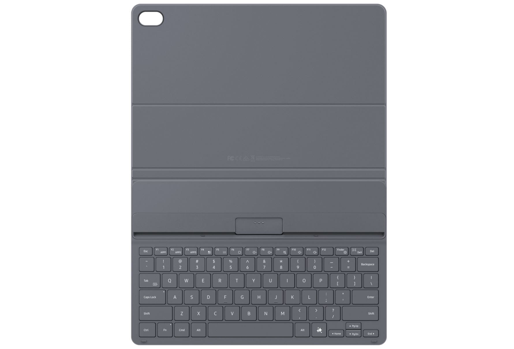 Samsung Book Cover Keyboard Slim til Galaxy Tab S12 – QWERTZ – svart