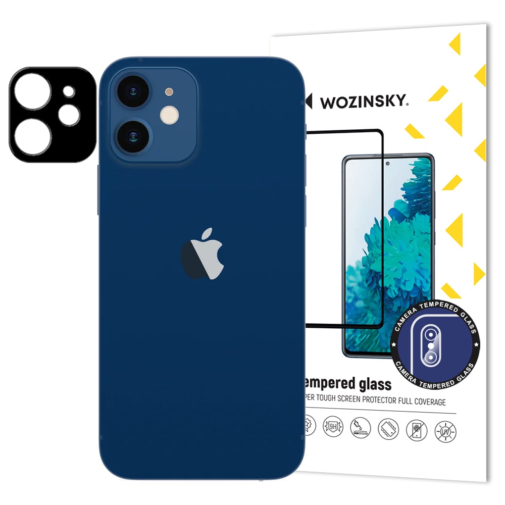 Herdet glass for Wozinsky Fullt kameraglass 9H for iPhone 12