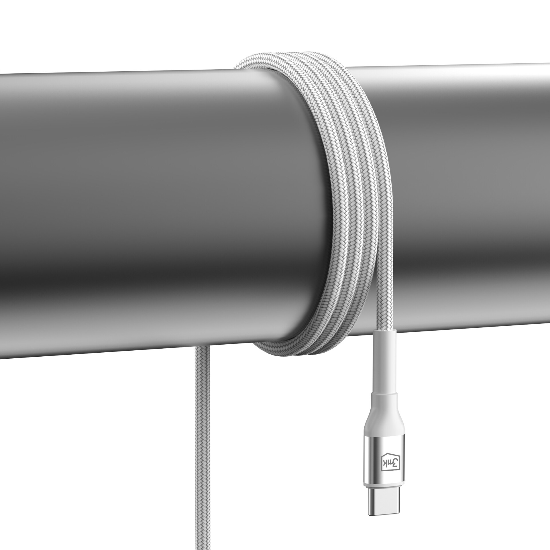 3mk Hyper Cable 3mk Hyper Cable N-SERIES USB-C / USB-C 1m 20V/5A 100W / hvit