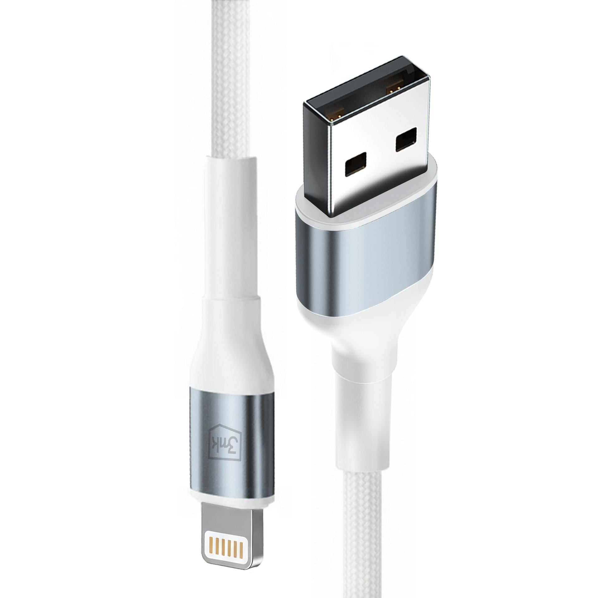 3mk 3mk Kabel 3mk Hyper Cable N-SERIES USB-A / Lightning 2m 5V/2,4A 12W / hvit