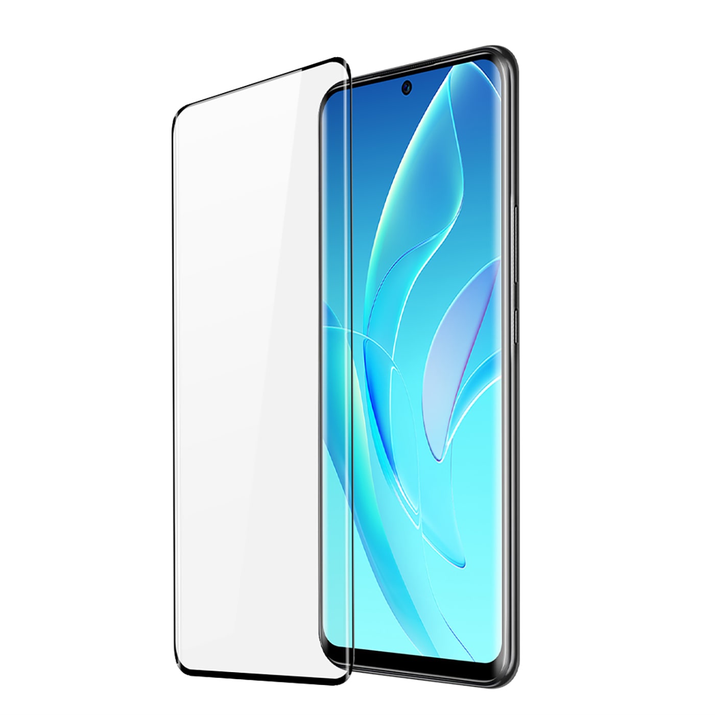 Dux Ducis Curved Glass Herdet glass til Honor 60 Pro med svart ramme