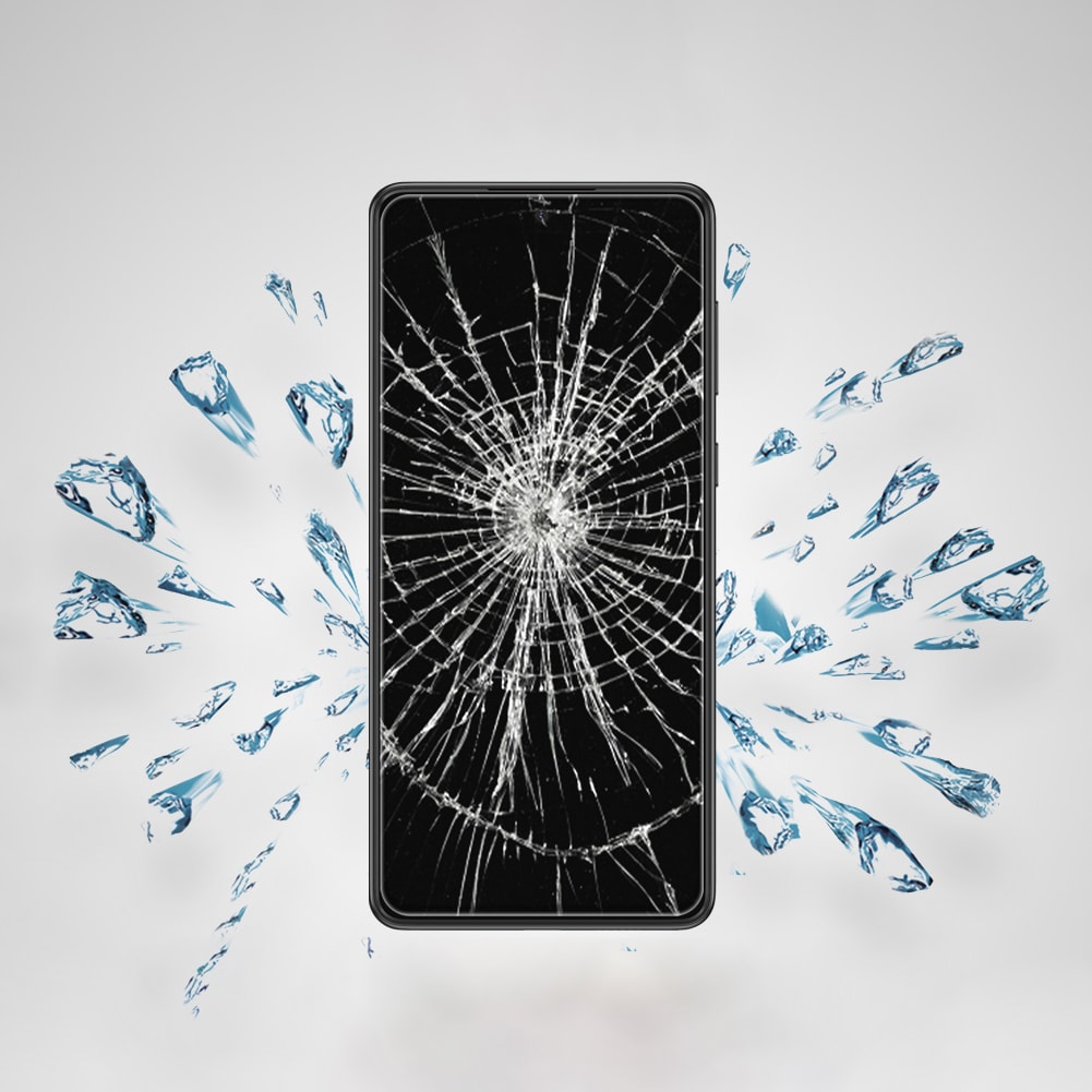 Nillkin CP+PRO ultratynt herdet fullskjermglass med 0,2 mm ramme 9H Samsung Galaxy A73 svart