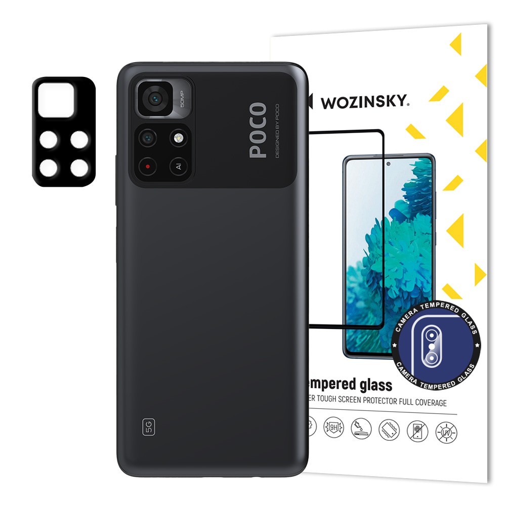 Wozinsky Fullt kameraglass 9H herdet glass for fullt kamera for Xiaomi Poco M4 Pro 5G-kamera