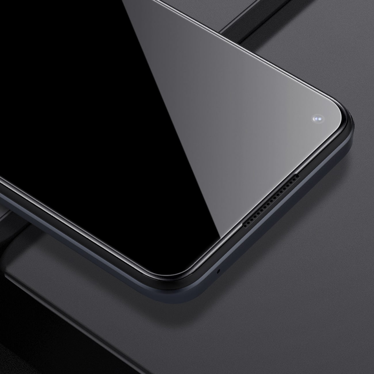 Nillkin CP+PRO ultratynt herdet fullskjermglass med 0,2 mm ramme 9H Realme 9 Pro svart