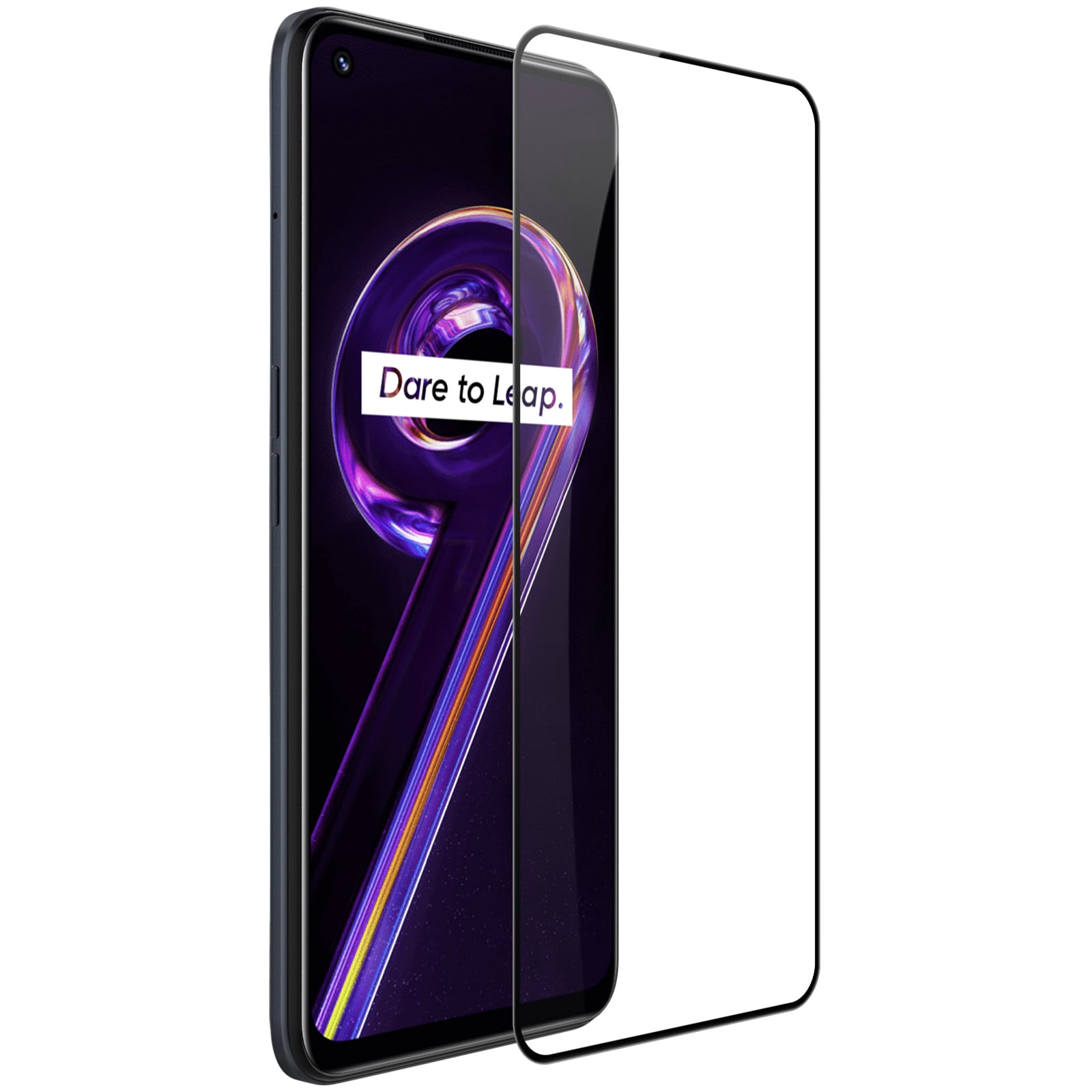 Nillkin CP+PRO ultratynt herdet fullskjermglass med 0,2 mm ramme 9H Realme 9 Pro svart