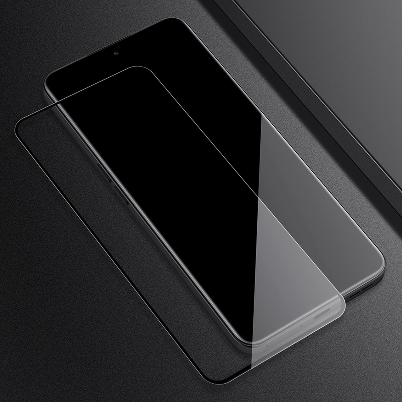 Nillkin CP+PRO ultratynt herdet glass for hele skjermen med en 0,2 mm ramme 9H OnePlus Ace black
