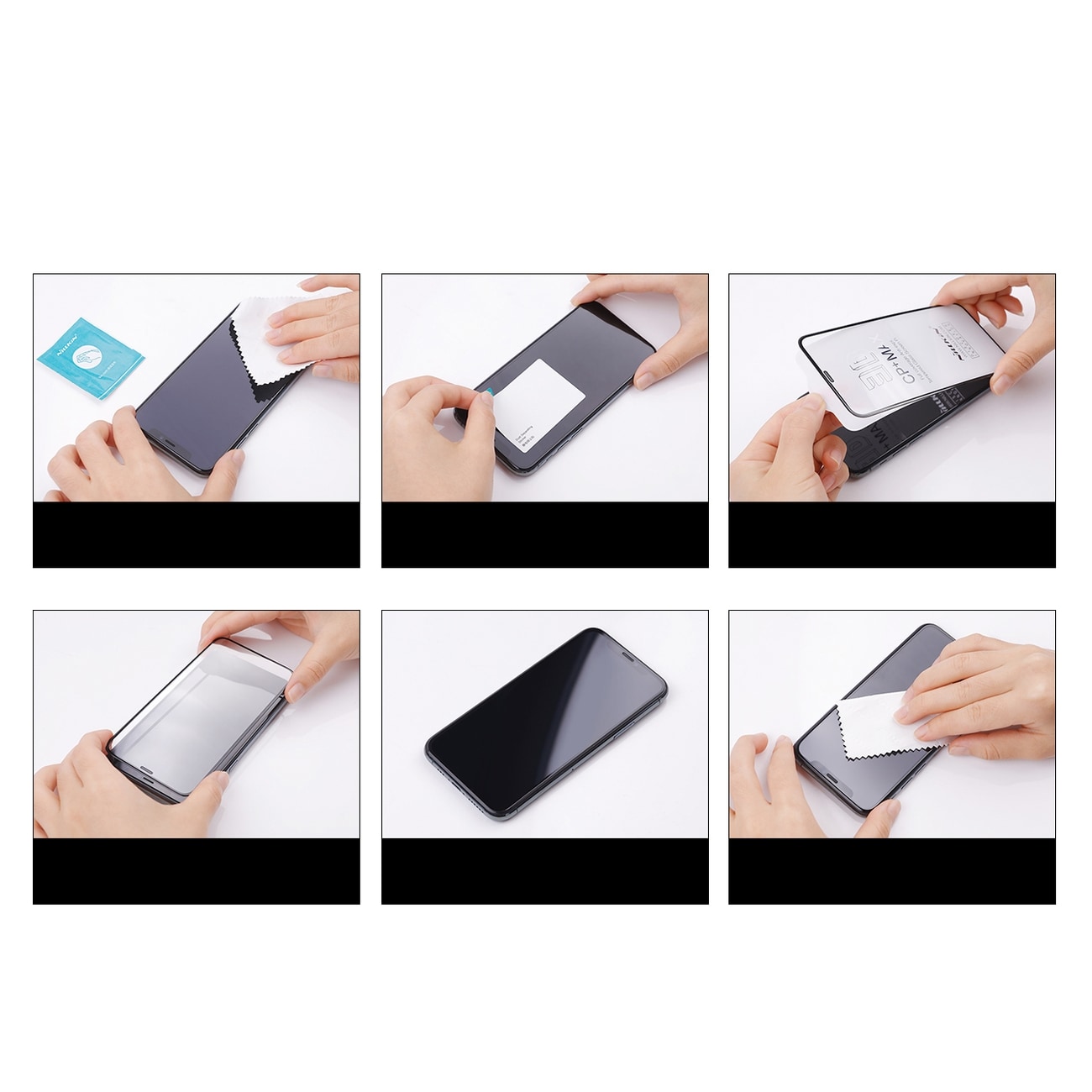 Nillkin CP+PRO ultratynt herdet glass for hele skjermen med en 0,2 mm ramme 9H OnePlus Ace black