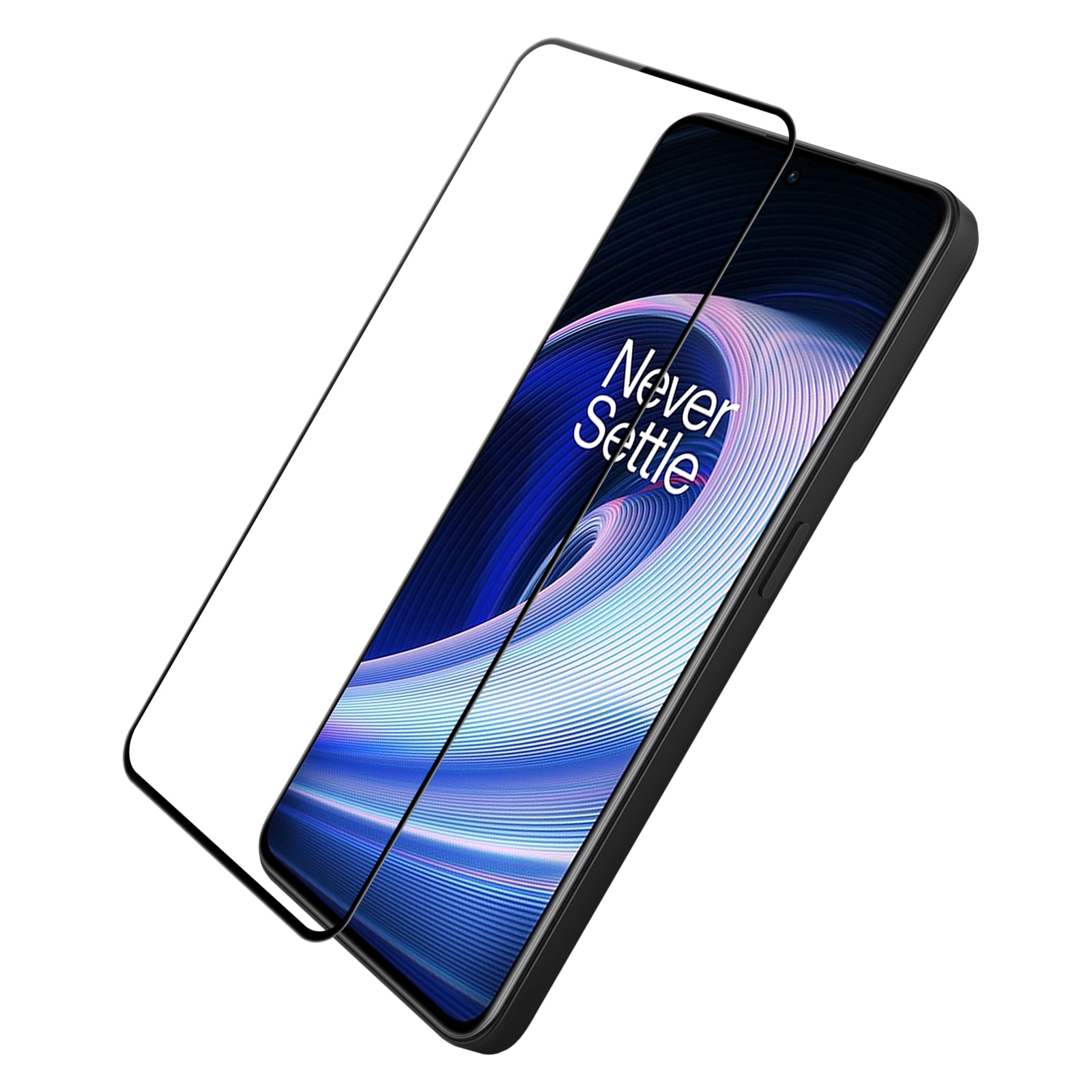 Nillkin CP+PRO ultratynt herdet glass for hele skjermen med en 0,2 mm ramme 9H OnePlus Ace black