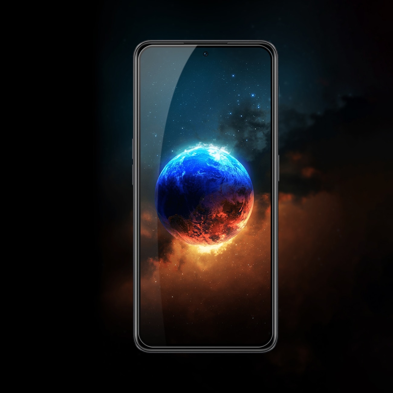Nillkin CP+PRO ultratynt herdet glass for hele skjermen med en 0,2 mm ramme 9H OnePlus Ace black