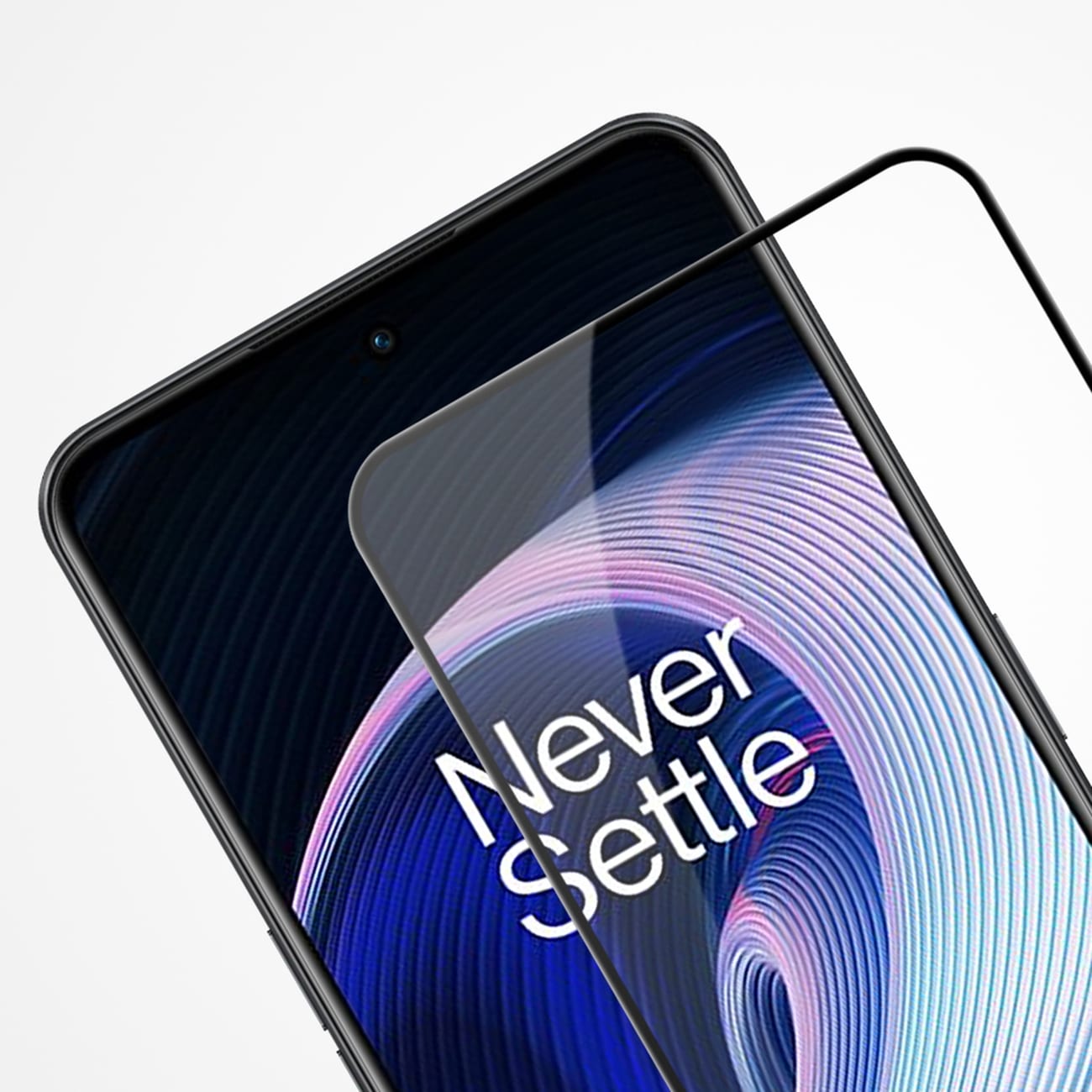 Nillkin CP+PRO ultratynt herdet glass for hele skjermen med en 0,2 mm ramme 9H OnePlus Ace black