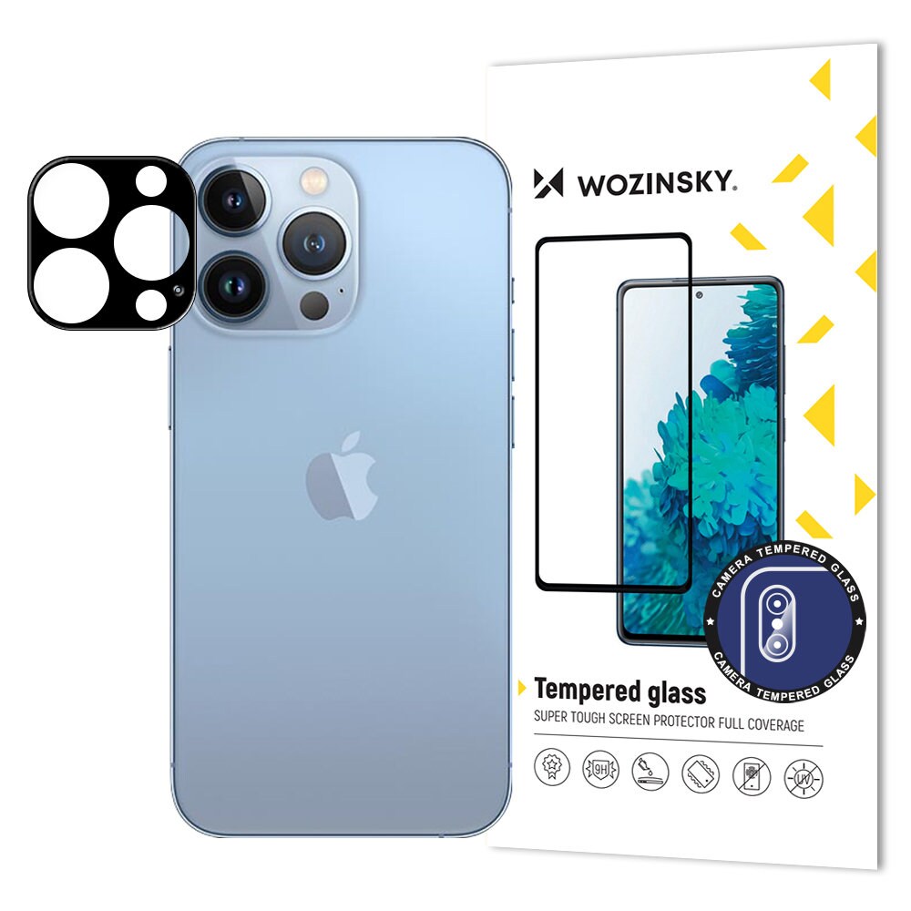 Wozinsky Fullt kameraglass iPhone 14 Pro / 14 Pro Max 9H herdet glass for hele kameraet