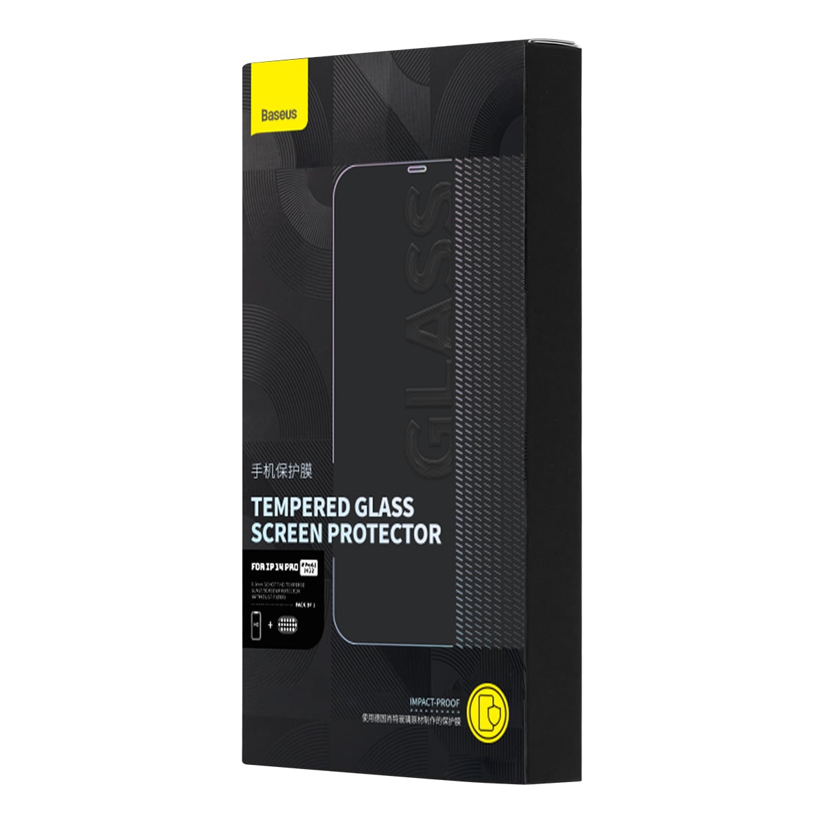 Herdet glass skjermbeskytter for 14 Pro med høyttalerdeksel 0,3 mm + monteringsramme