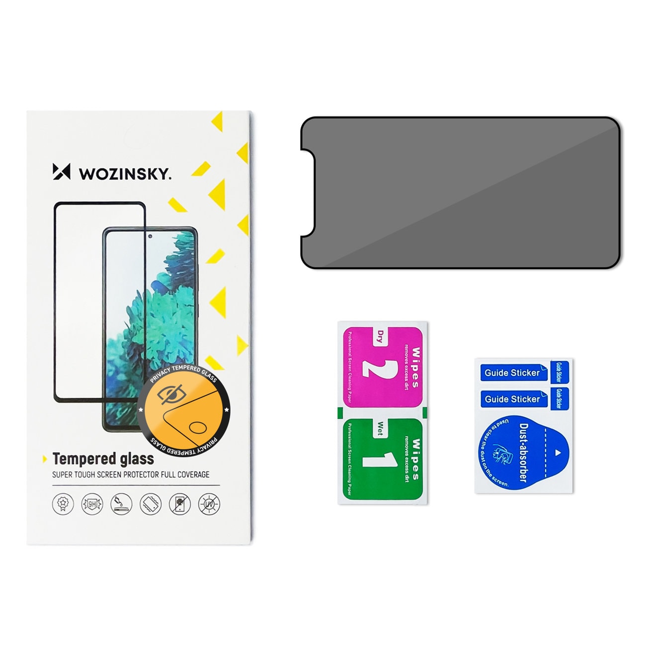 Wozinsky Privacy Glass herdet glass for Samsung Galaxy A13 med Anti Spy personvernfilter