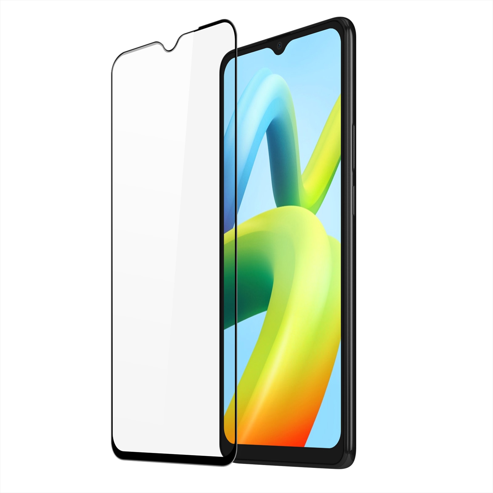 Dux Ducis 9D Skjermbeskytter i herdet glass for Xiaomi Redmi A2 / Redmi A1 9H med svart ramme