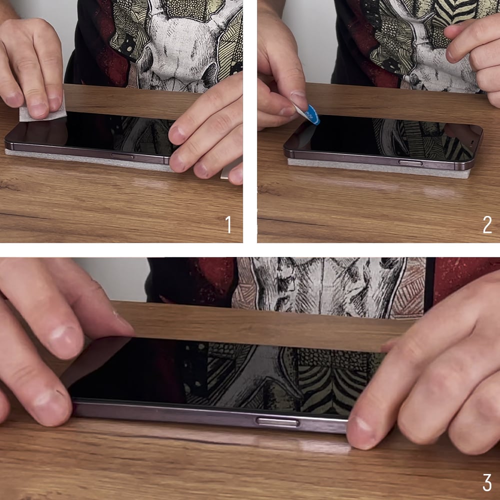 Wozinsky herdet glassdeksel for Realme GT Neo 5/GT3, 9H fullskjerm med svart ramme