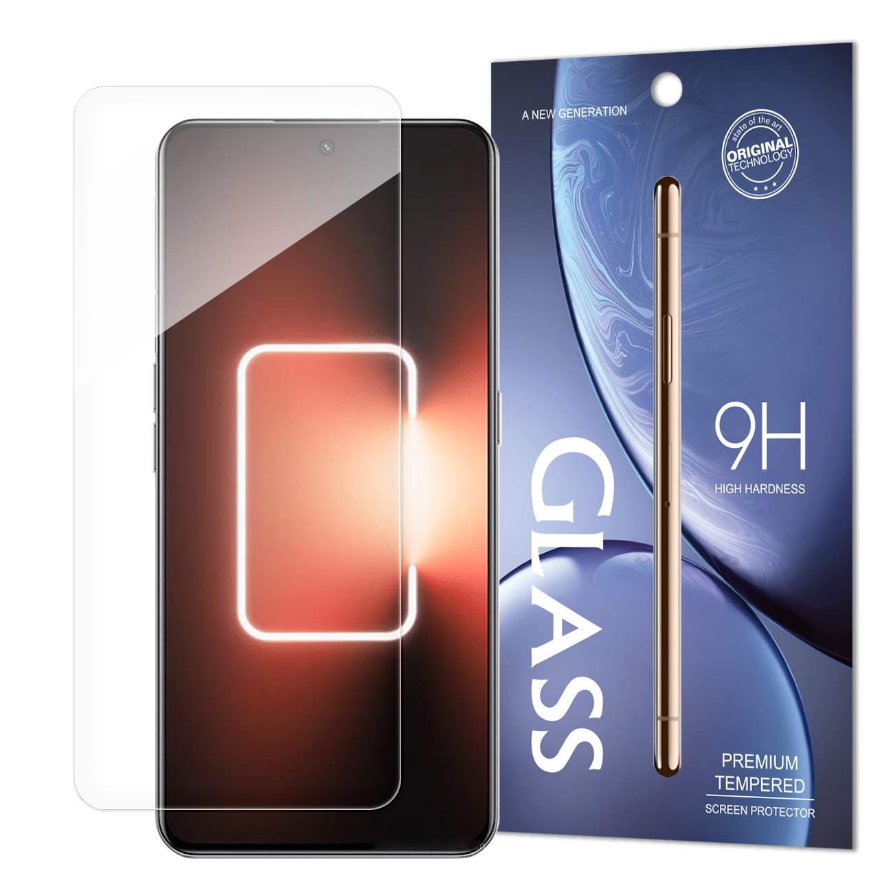 Standard herdet glassveske herdet glass for Realme GT Neo 5 / Realme GT3 9H