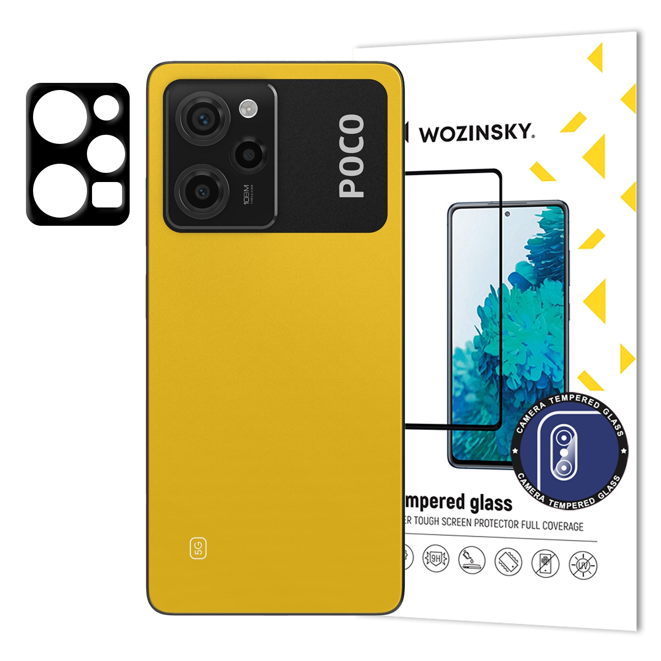 Wozinsky Fullt kameraglass herdet glass for Xiaomi Redmi Note 12 Pro for 9H kamera
