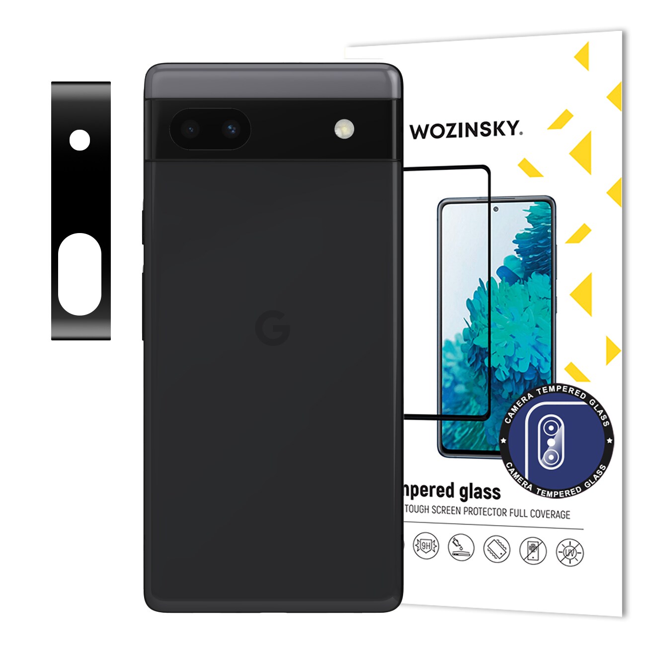 Wozinsky Fullt kameraglass herdet glass for Google Pixel 6a for 9H kamera