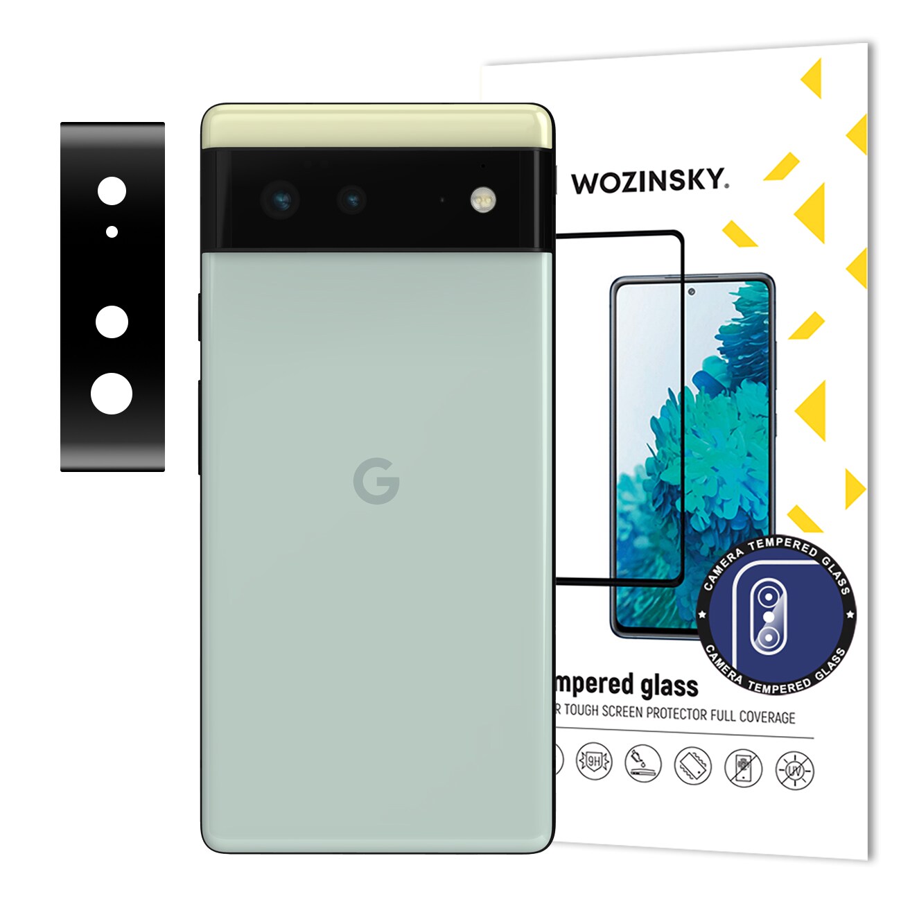 Wozinsky Fullt kameraglass herdet glass for Google Pixel 6 for 9H kamera