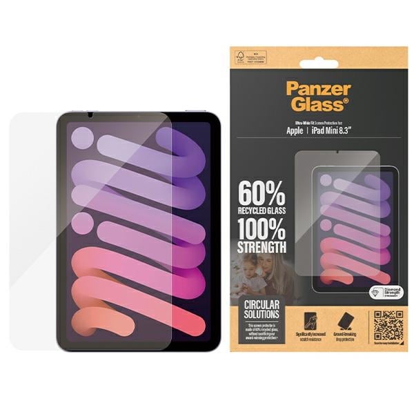 PanzerGlass Ultra-Wide Fit herdet glass for iPad mini 8,3" 2024