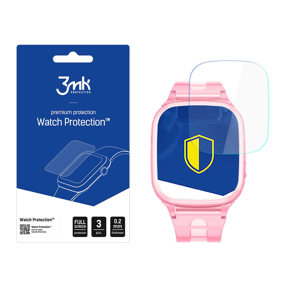 3mk Watch Protection ARC Smartwatch skjermbeskytter for Forever GPS WIFI Kids Watch Me 2 KW-310
