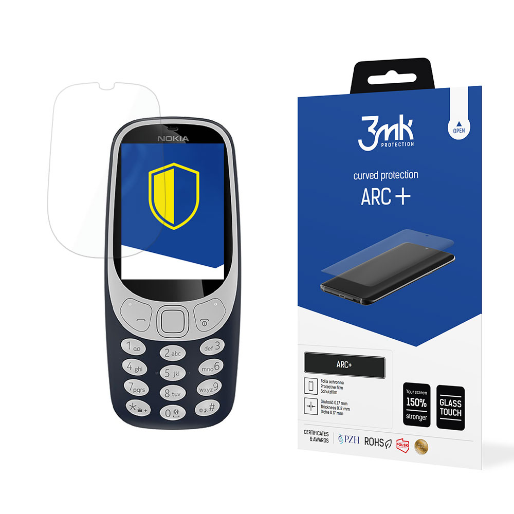 3mk ARC+ beskyttelsesfilm for Nokia 3310 2017