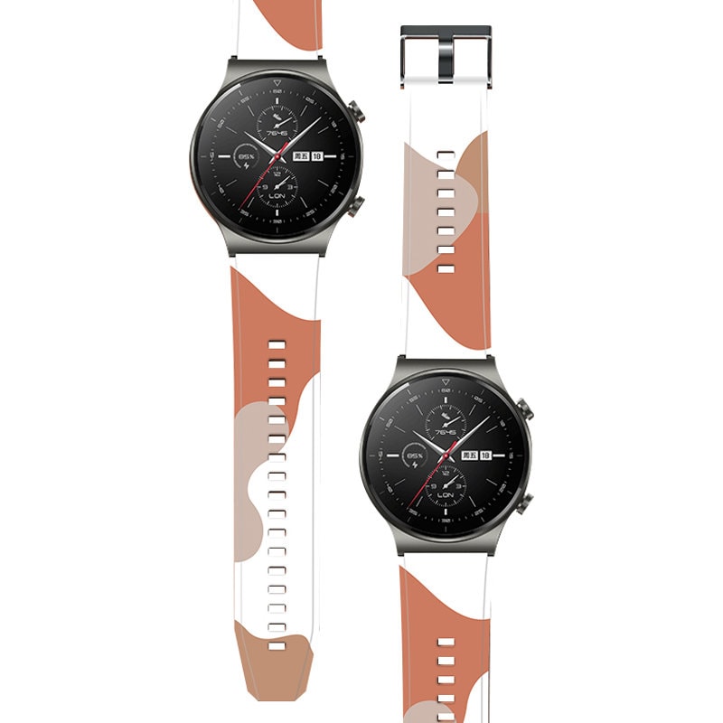 Strap Moro bånd for Huawei Watch GT2 Pro silikonrem klokkearmbånd mønster 6