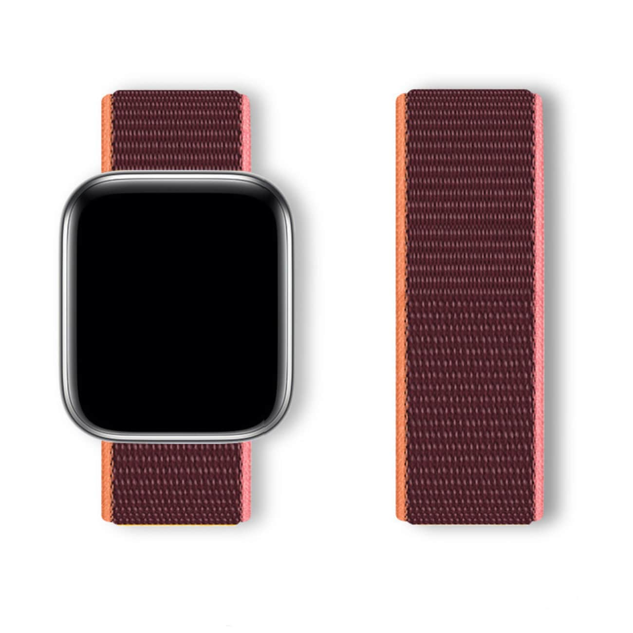 Sport Loop-rem til Apple-klokke 42 / 44 / 45 / 46 / 49 mm - rød