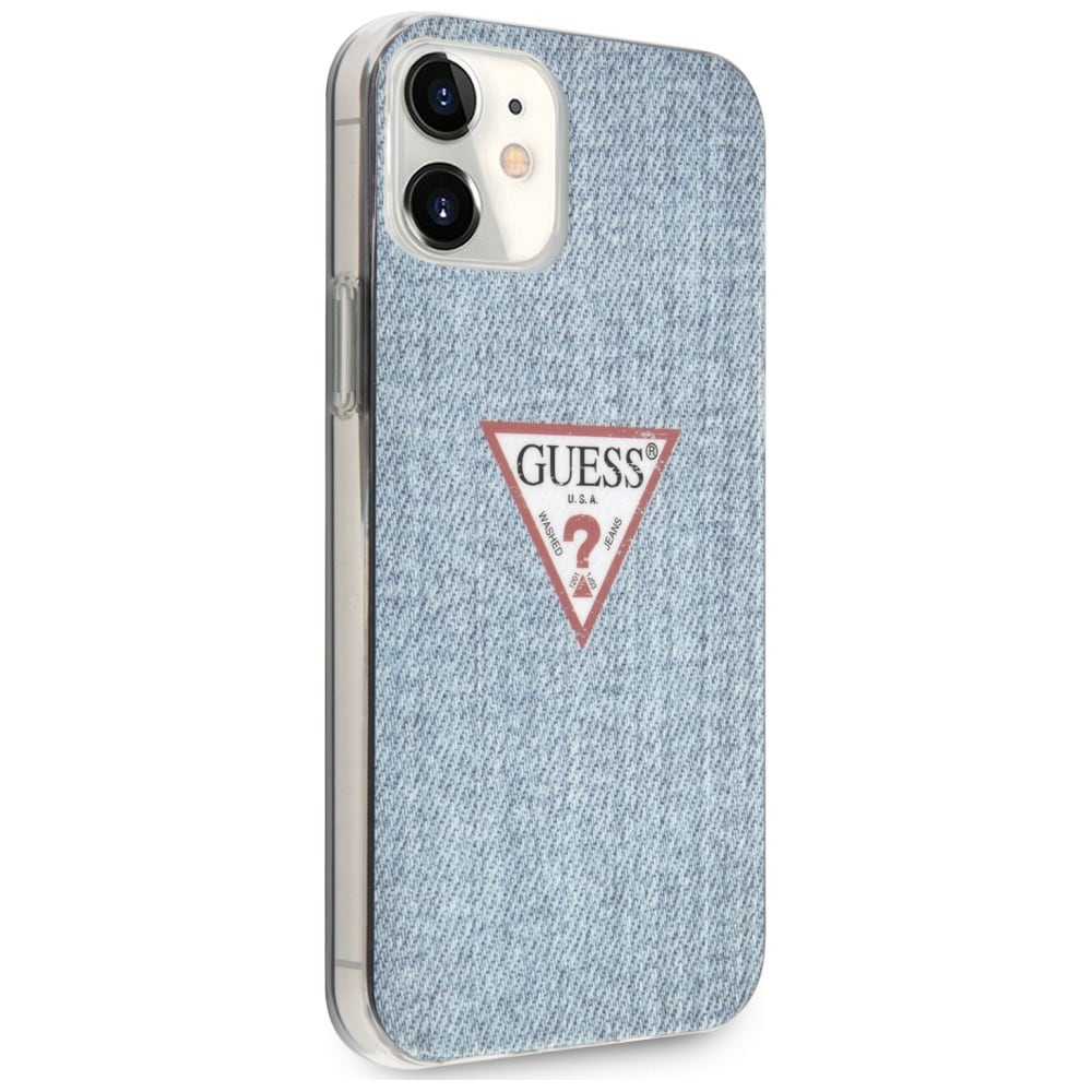 Guess GUHCP12SPCUJULLB iPhone 12 mini 5,4" blå/lyseblå hardcase Jeans Collection