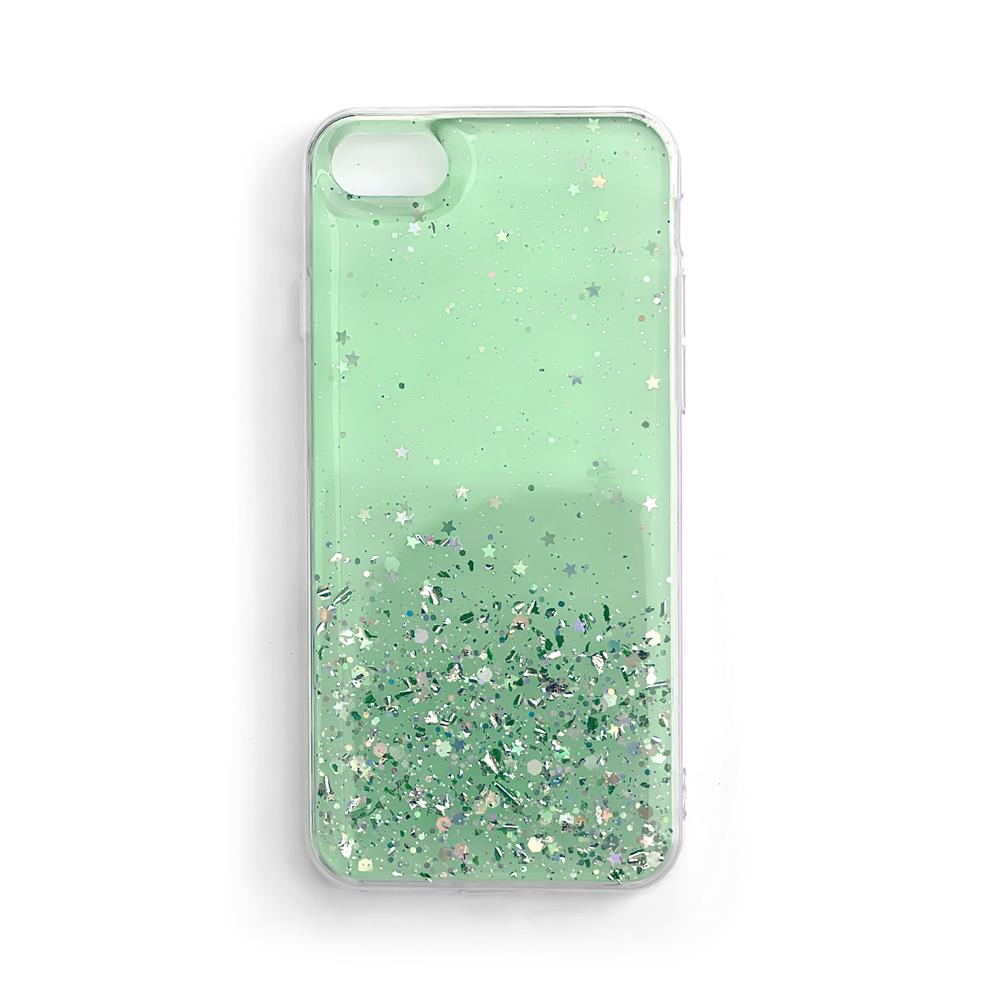 Wozinsky Star Glitter Shining Cover for Xiaomi Mi 10T Pro / Mi 10T grønn