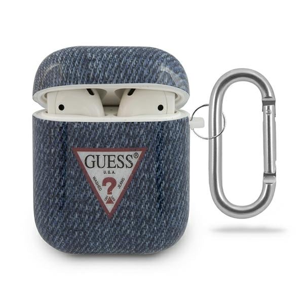 Guess GUACA2TPUJULDB AirPods-deksel marine/mørkeblå Jeans Collection